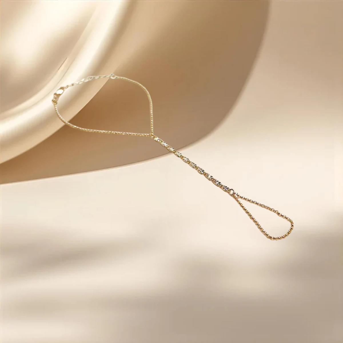 Diamond Cut Hand Chain